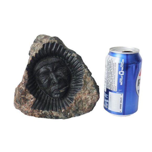 Inuit Stone Sculpture FACE Artist Joseph Shuqslak - Picture 8 of 8